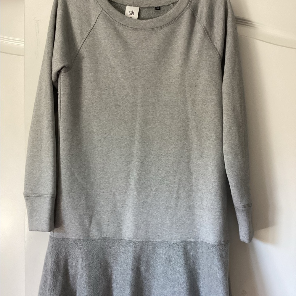 CAbi Gray Casual Womens  Dress